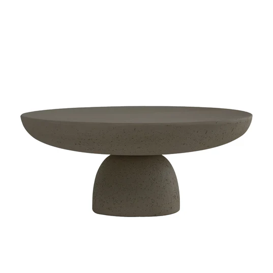 LUCAS - Wax-Finished Concrete Coffee Table - LARGE