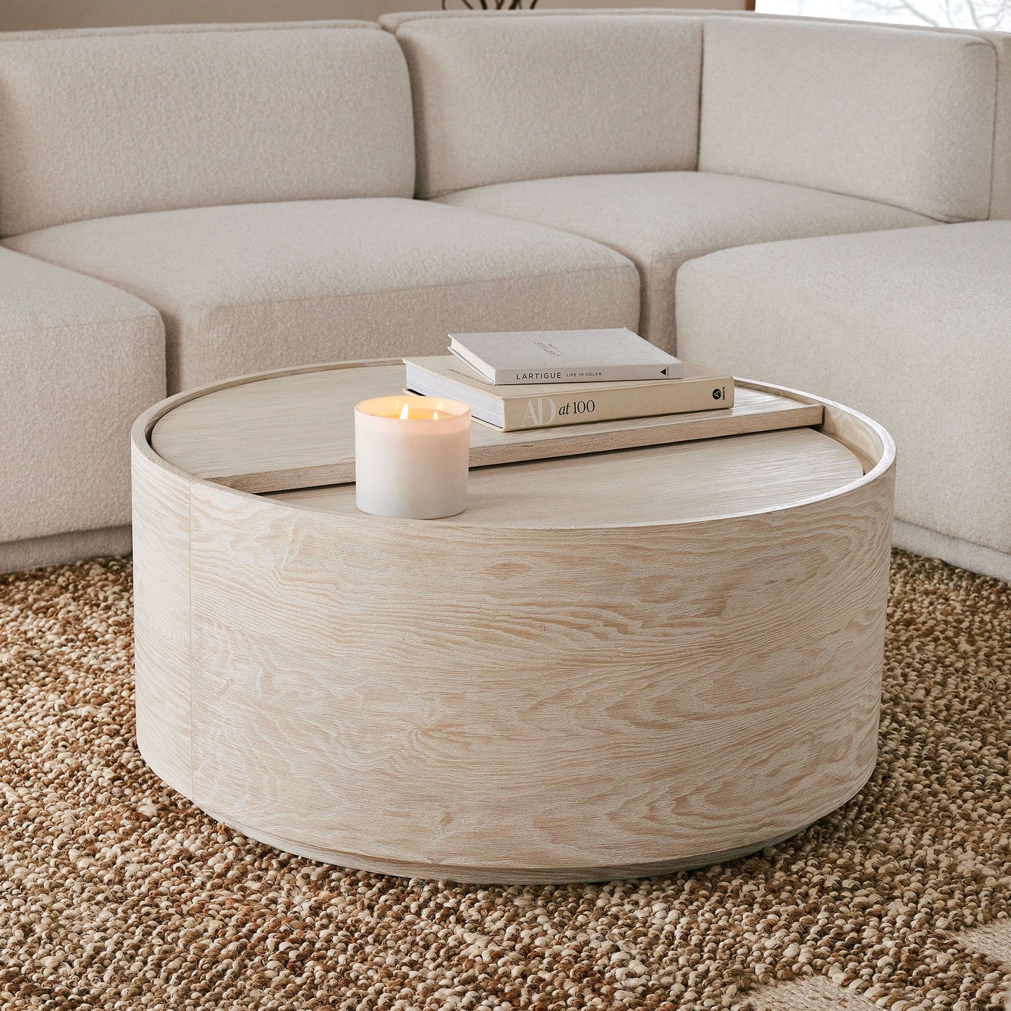 ARON  - DRUM STORAGE Coffee Table