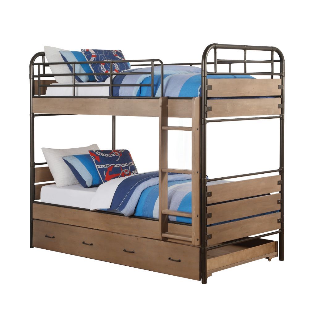 EMILIA - Standard Twin Bunk With STORAGE