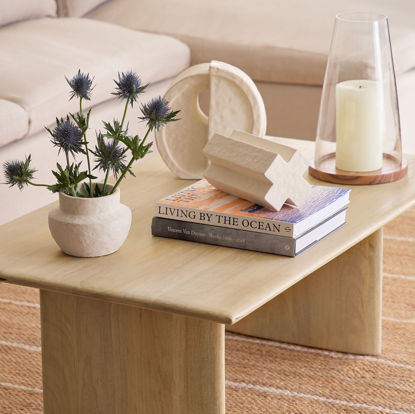 EVERLY  -  Solid Wood Coffee Table