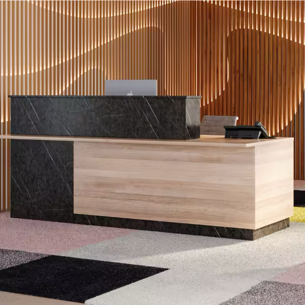 RECEPTION DESK L SHAPE