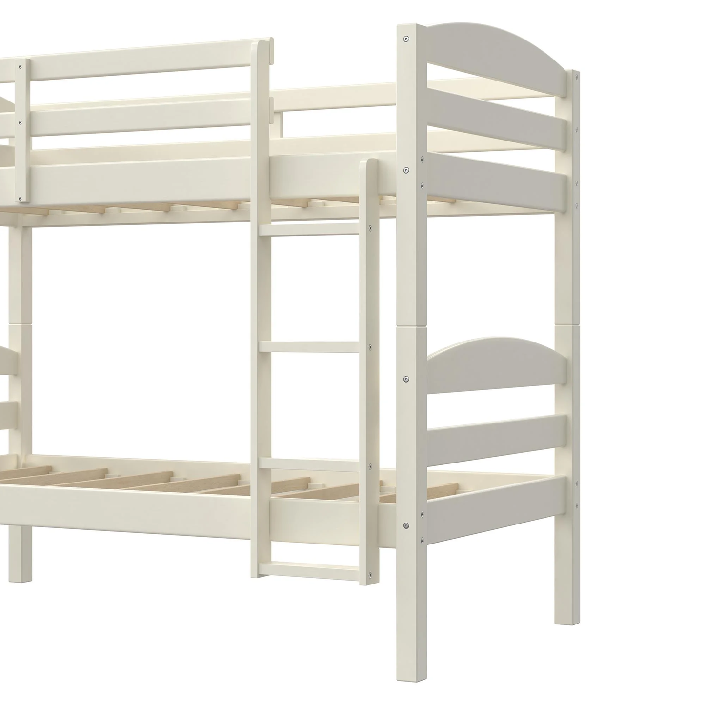 GRACE - Solid Wood Twin-over-Twin Convertible Bunk Bed
