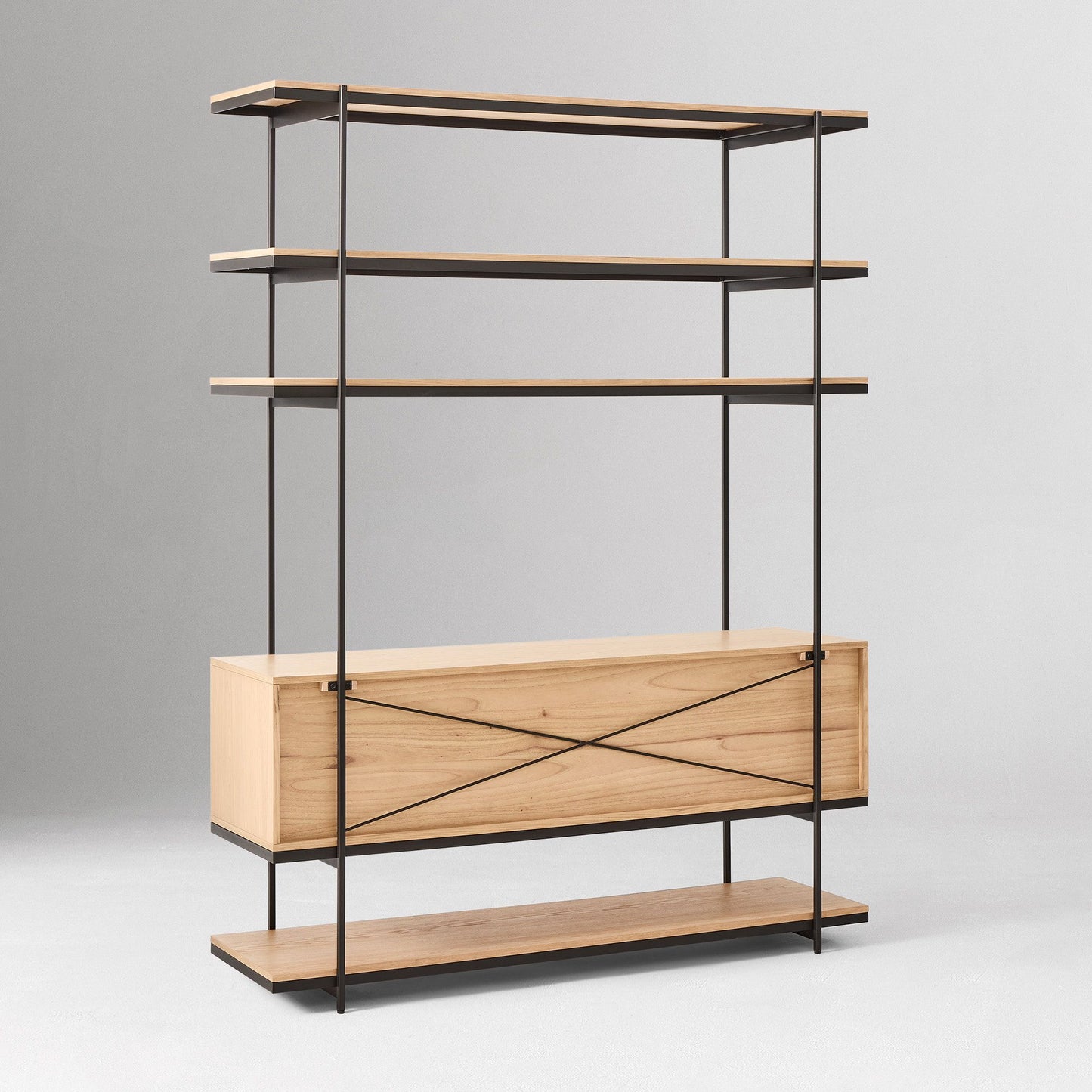 MATTHEW - Wide WITH STOARGE  shelf