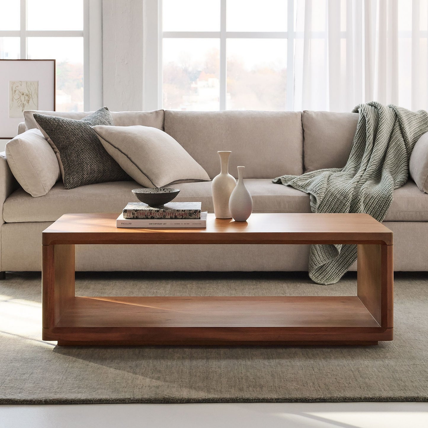 VIVIAN  - Waterfall Coffee Table