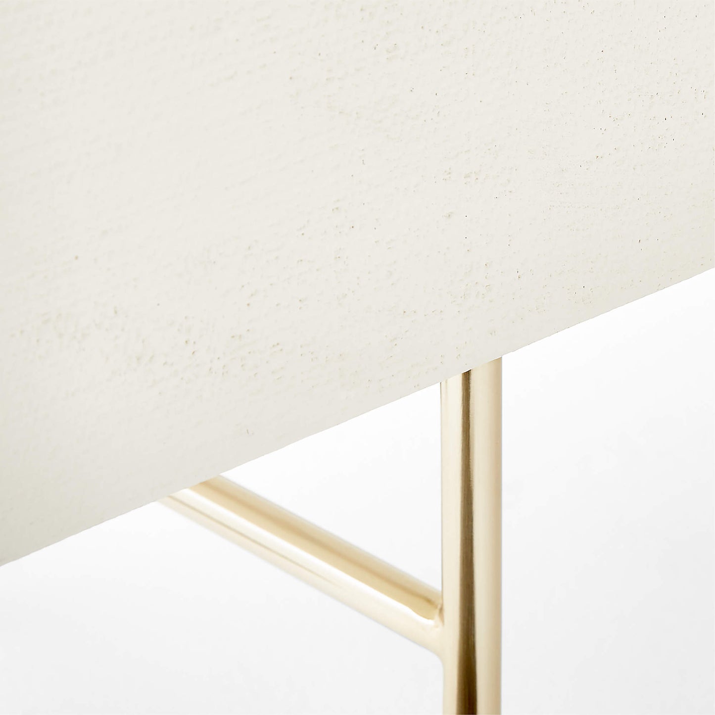 GIANNA -  Ivory Lacquered Grasscloth Media Console