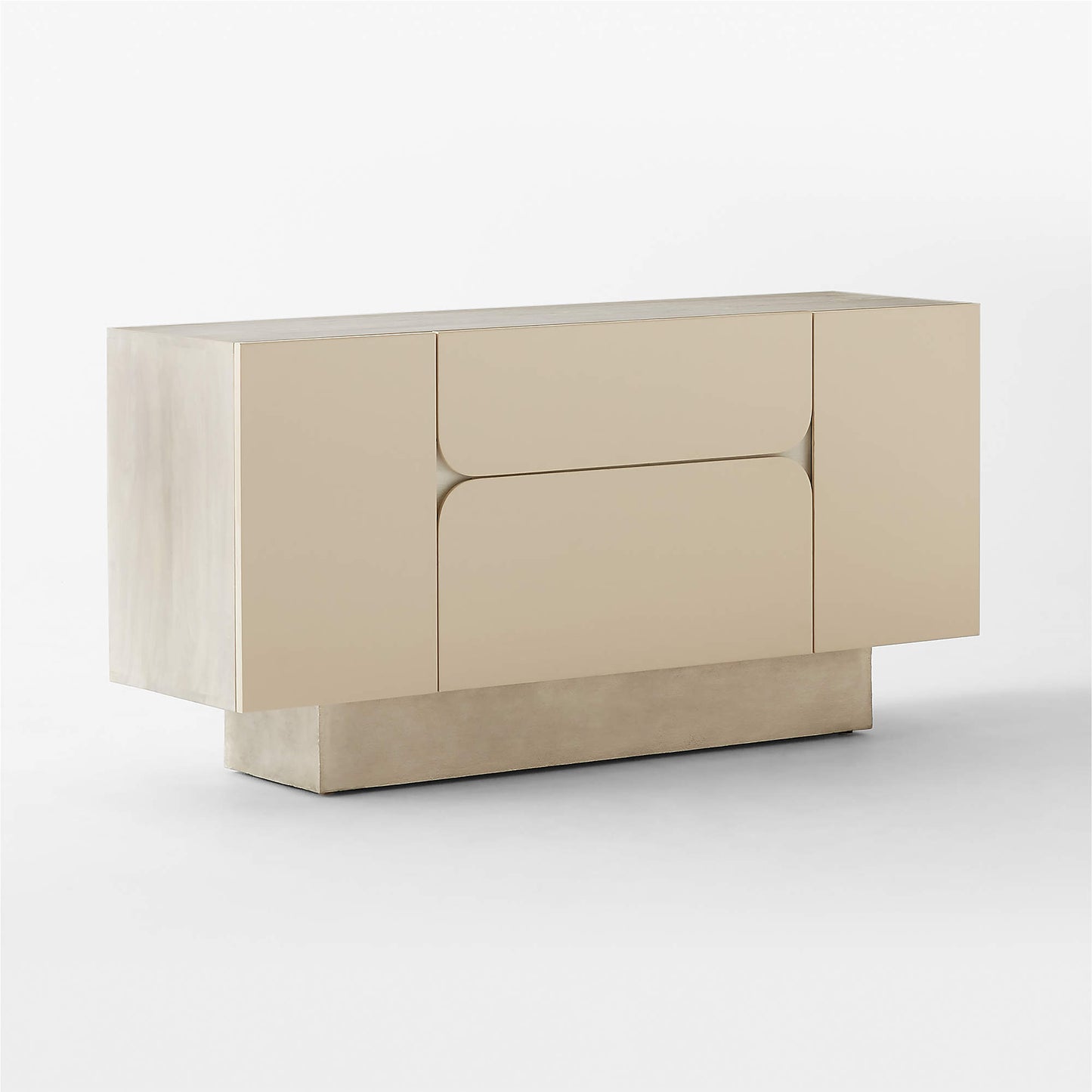 OWEN -  Enameled White Wood Credenza