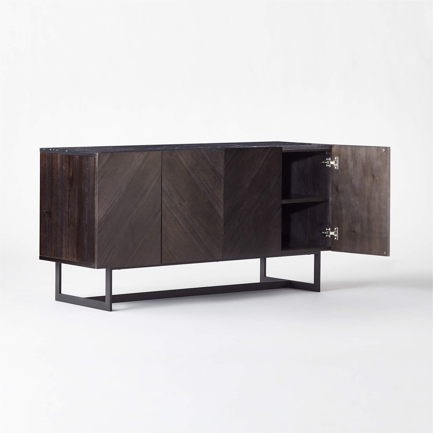 HUDSON - Media Console With Marble Top
