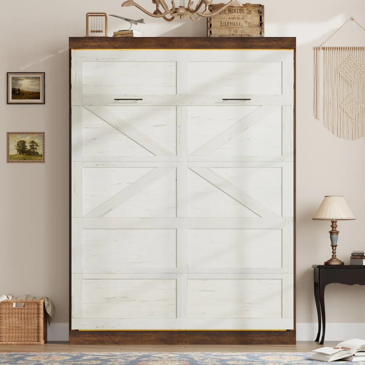 VIKTORIA - Murphy Wall Bed With LED Lights