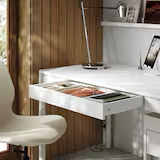 School Desk, off-white