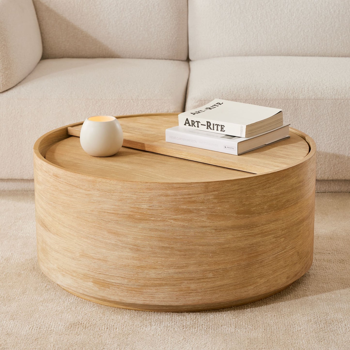 ARON  - DRUM STORAGE Coffee Table