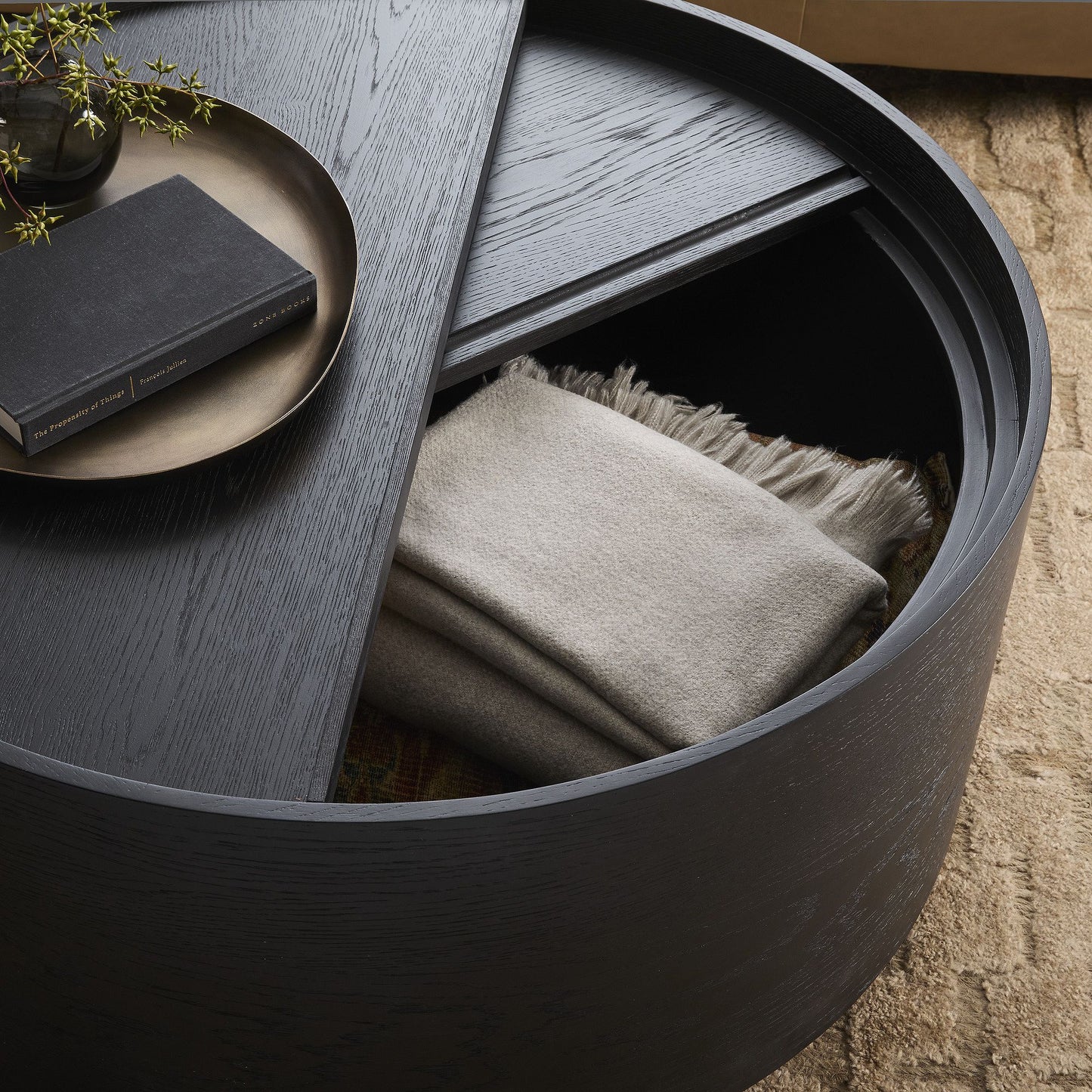 ARON  - DRUM STORAGE Coffee Table