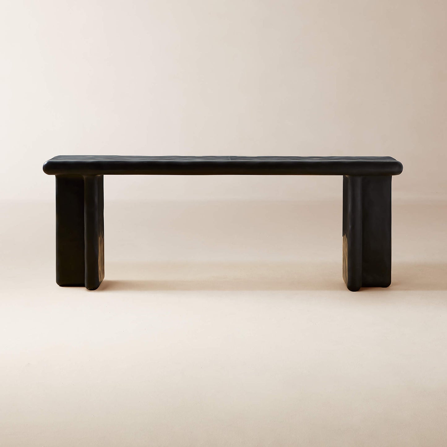 ELANOR - Ivory Resin Console Table