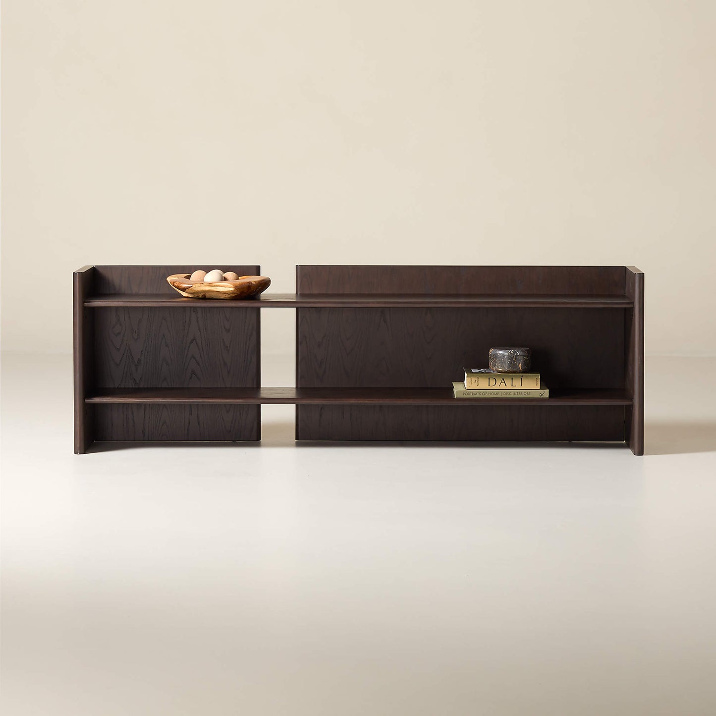 JACK - Dark Brown Ash Wood Console Table