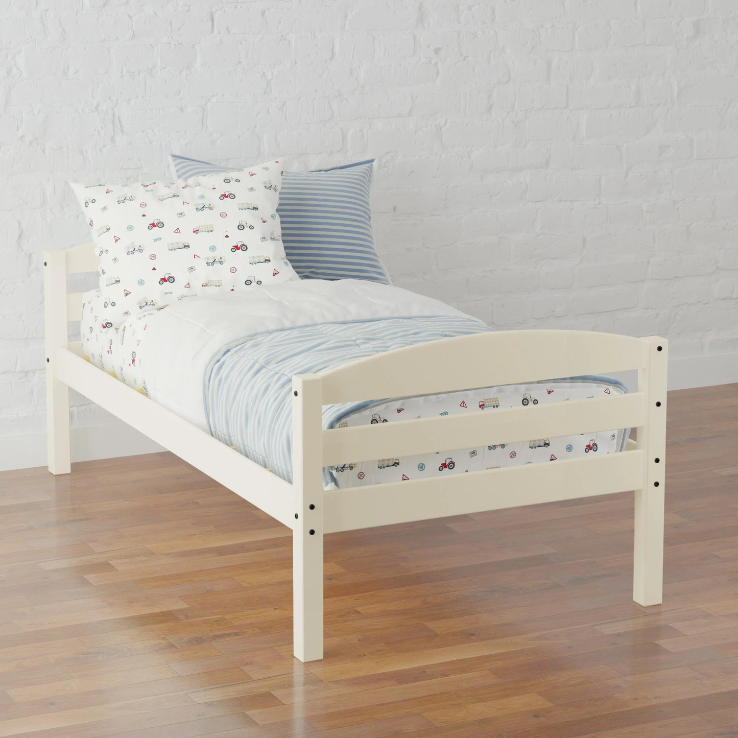 GRACE - Solid Wood Twin-over-Twin Convertible Bunk Bed