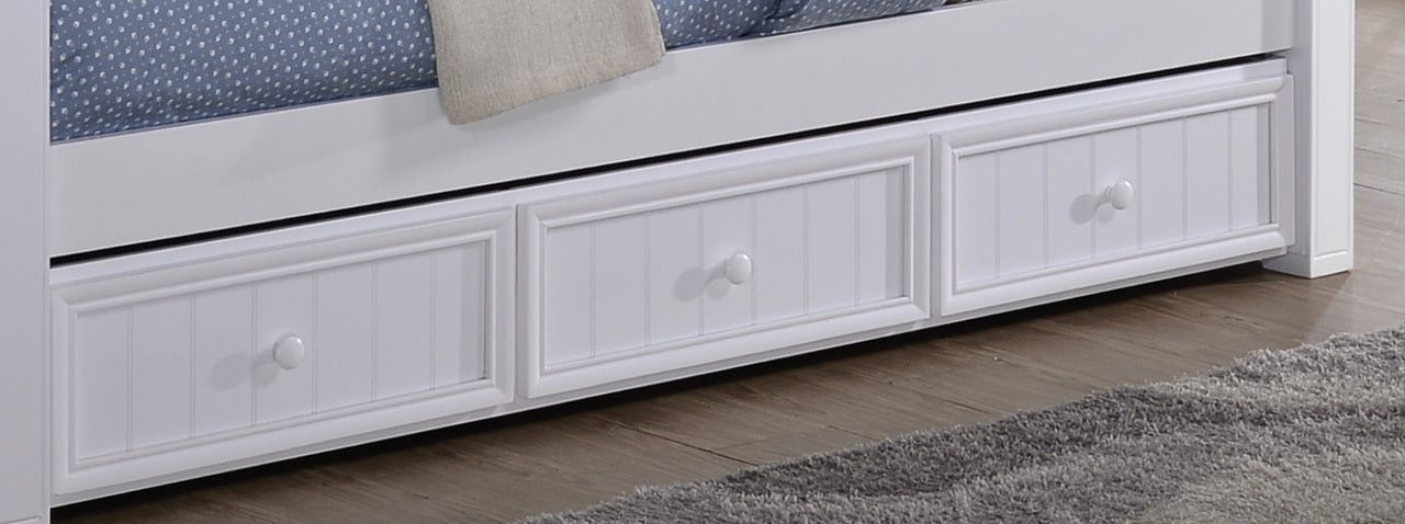 GABRIEL - Beadboard Twin Over Twin Bunk Bed