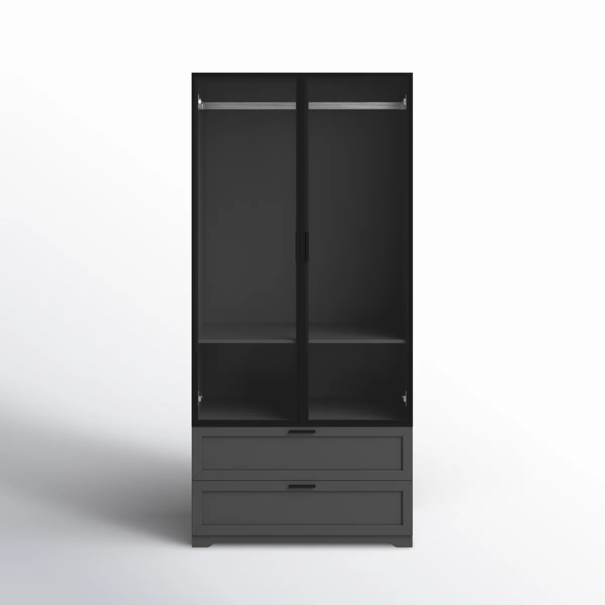 SADDIE -  GLASS PANEL Wardrobe