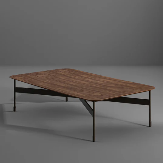 JAMES - Glossy Marble Coffee Table