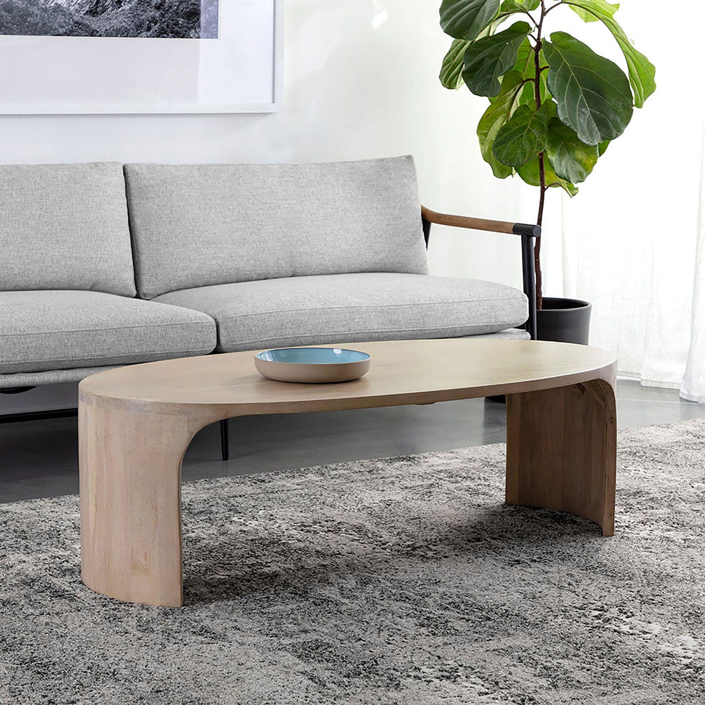 MICAH  -  Oval Coffee Table