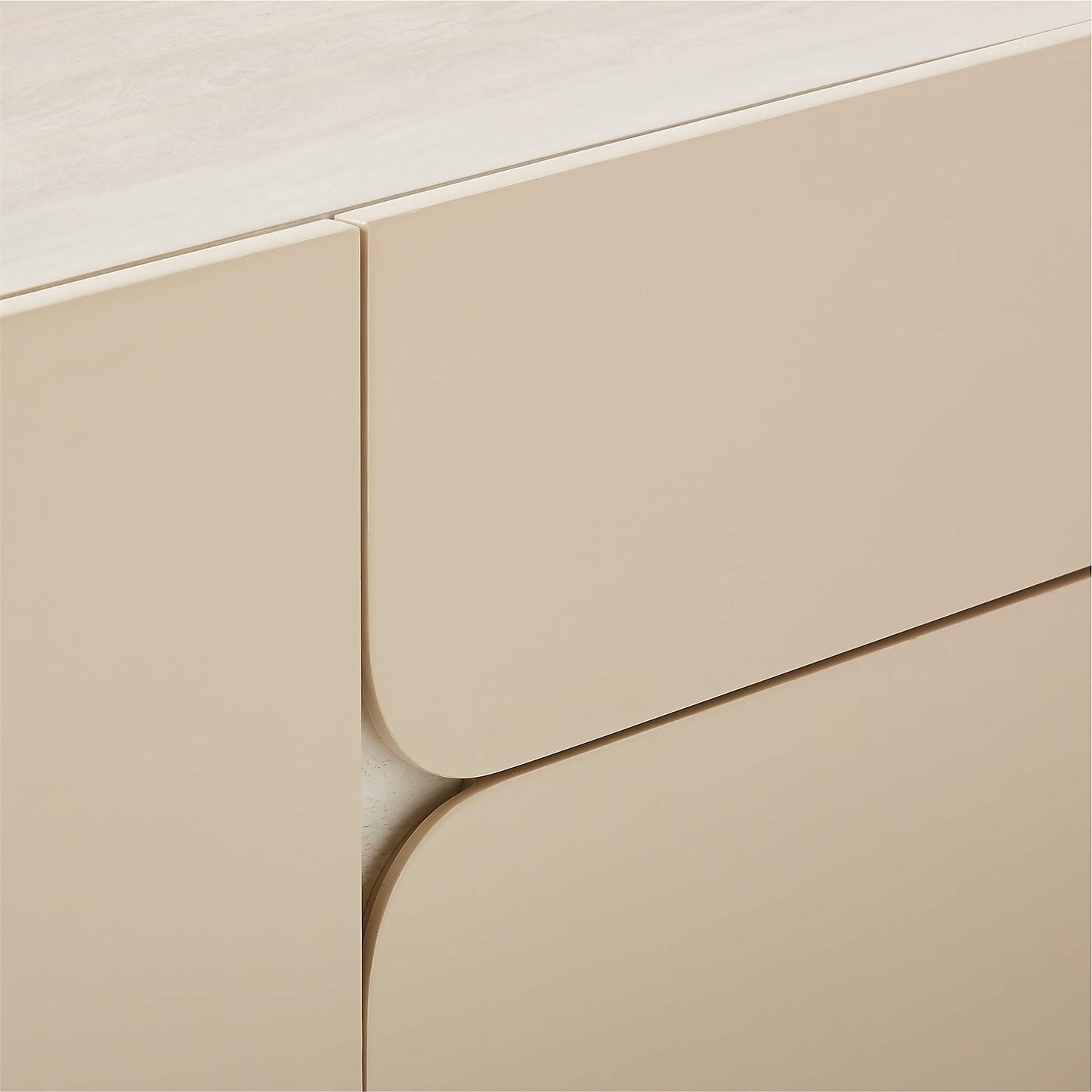 OWEN -  Enameled White Wood Credenza