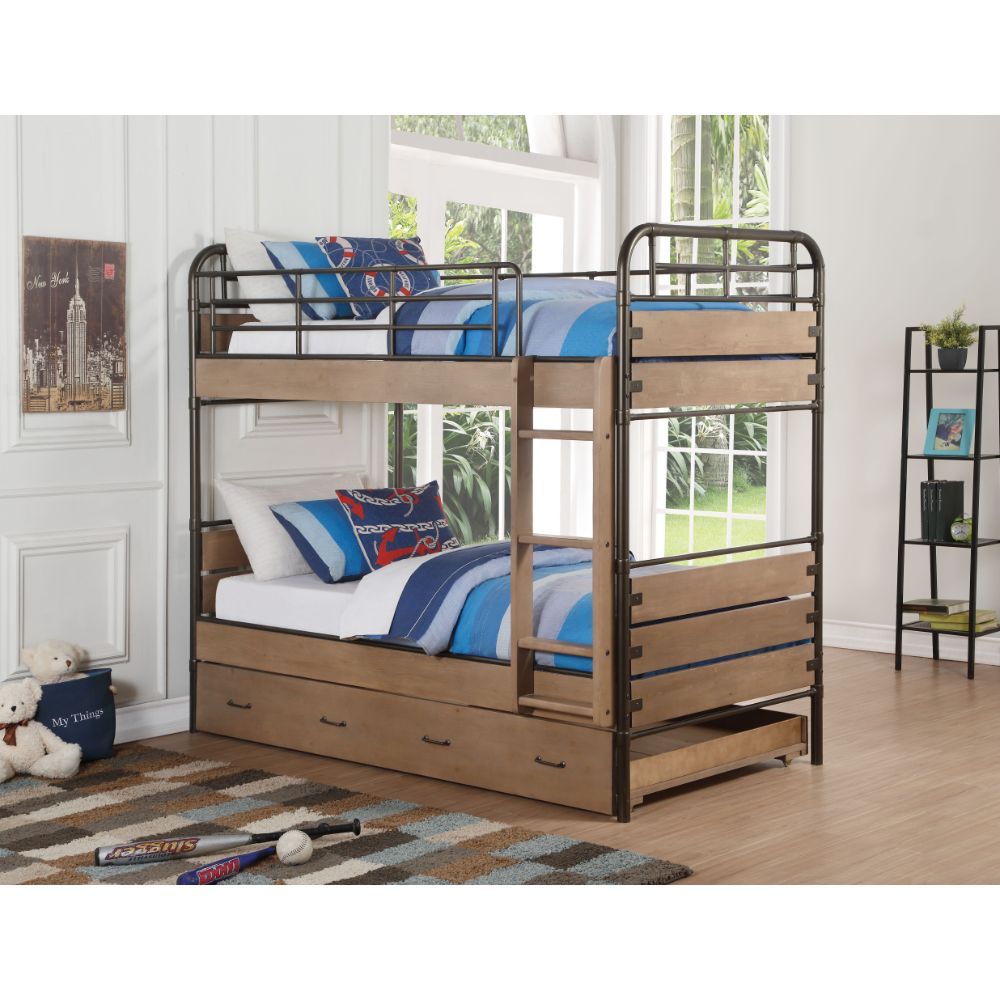 EMILIA - Standard Twin Bunk With STORAGE