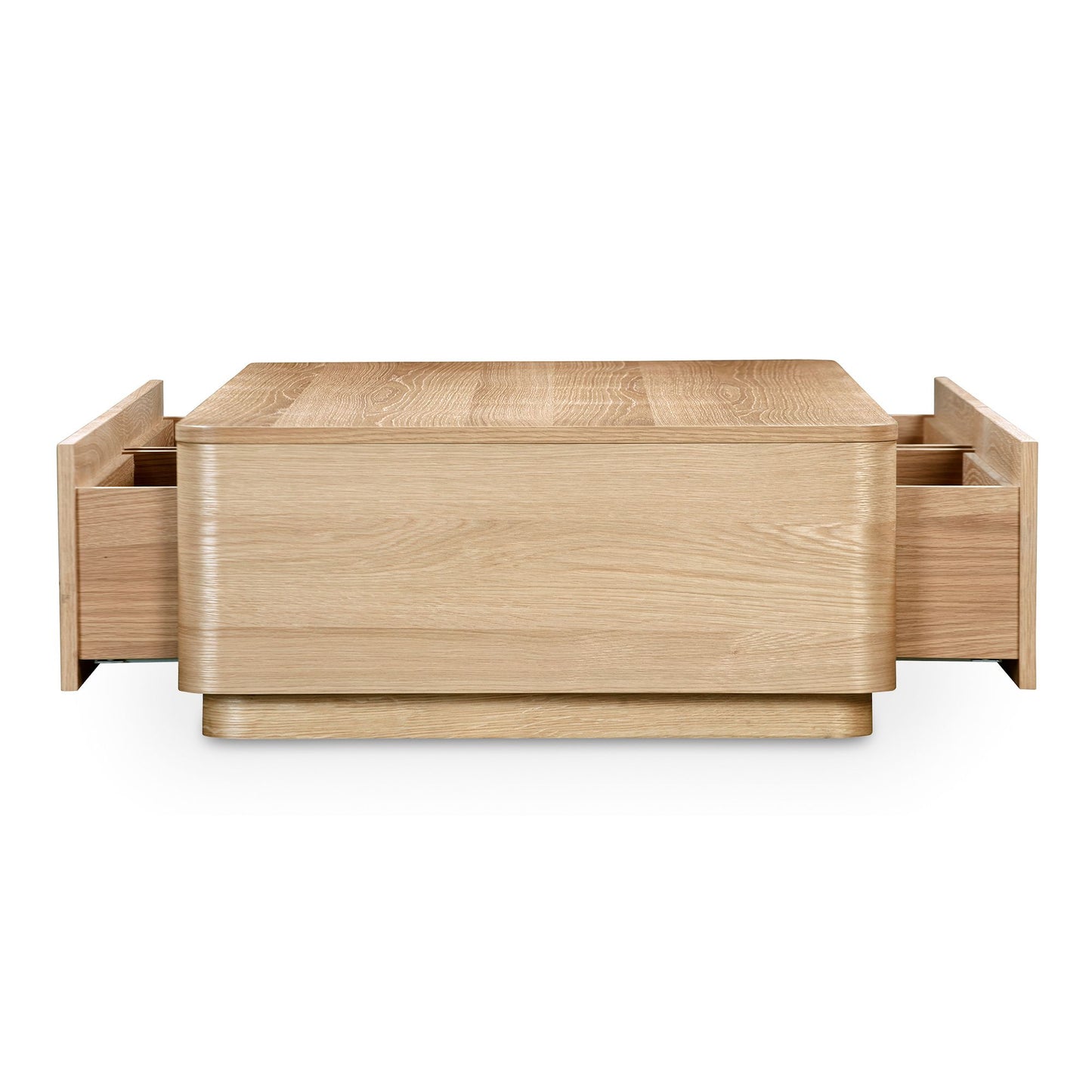 KINSLEY  -  Curved Oak Pedestal Coffee Table