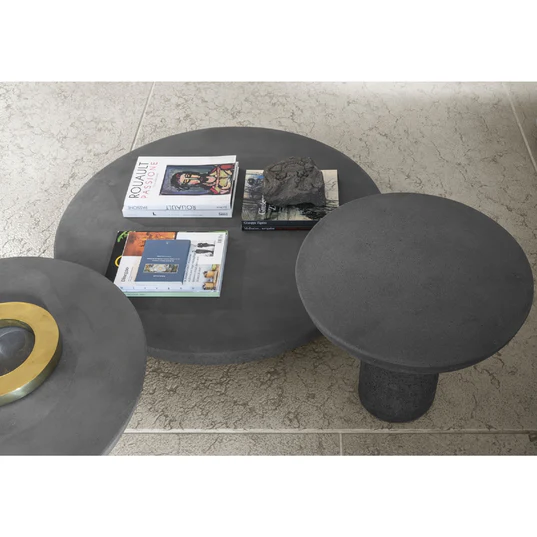 LUCAS - Wax-Finished Concrete Coffee Table - LARGE