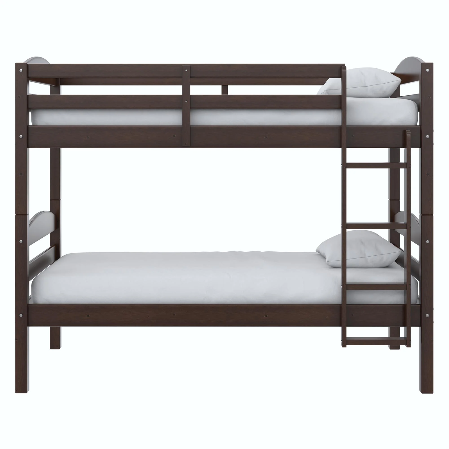 GRACE - Solid Wood Twin-over-Twin Convertible Bunk Bed