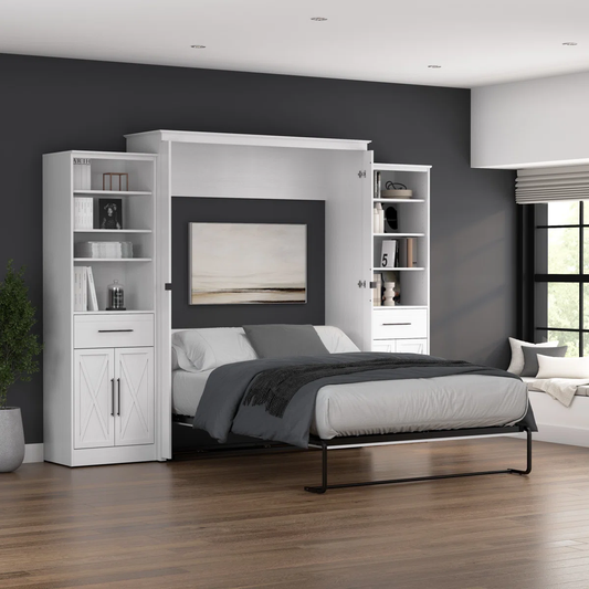 COOPER - Wood Murphy Bed WITH DOUBLE STORAGE
