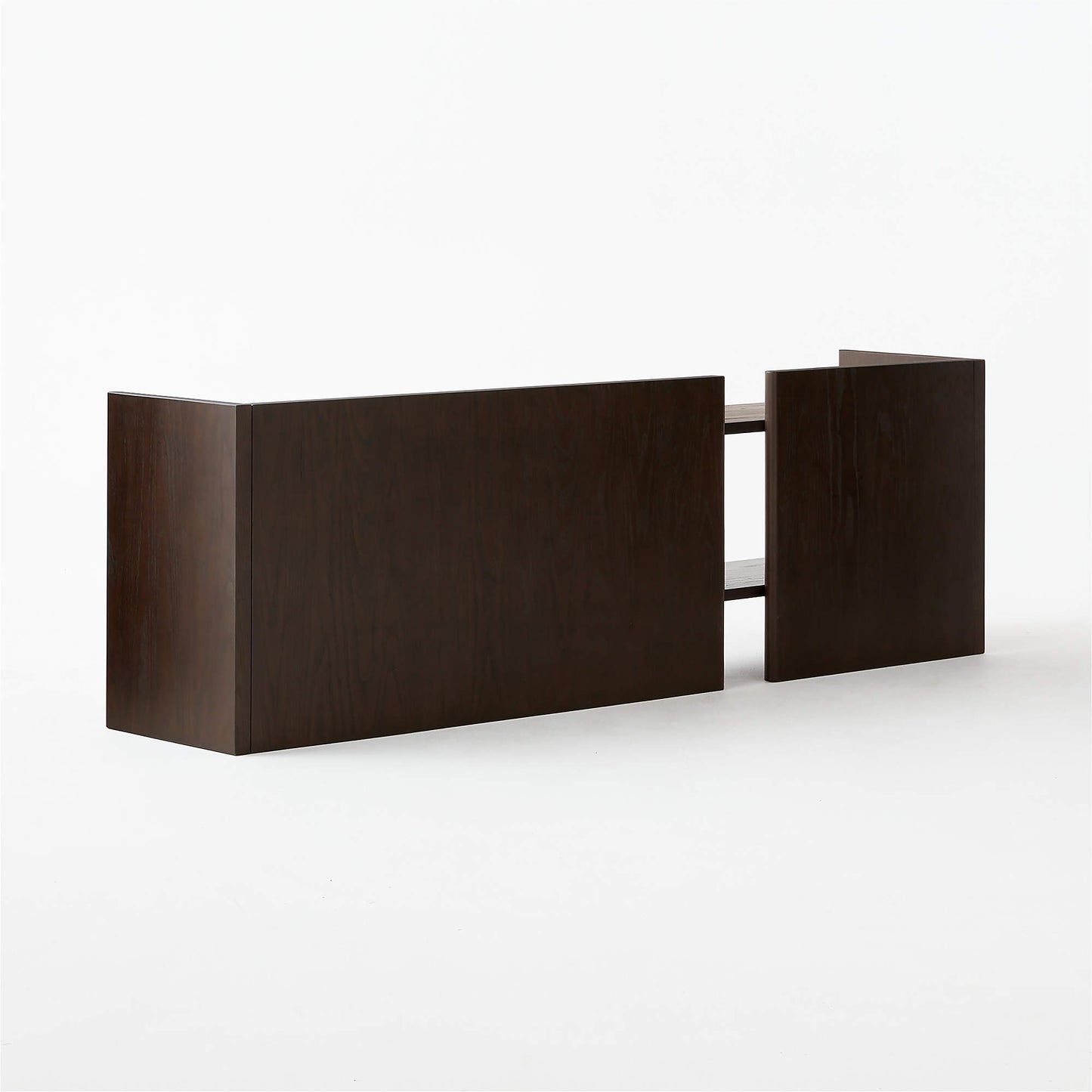 JACK - Dark Brown Ash Wood Console Table