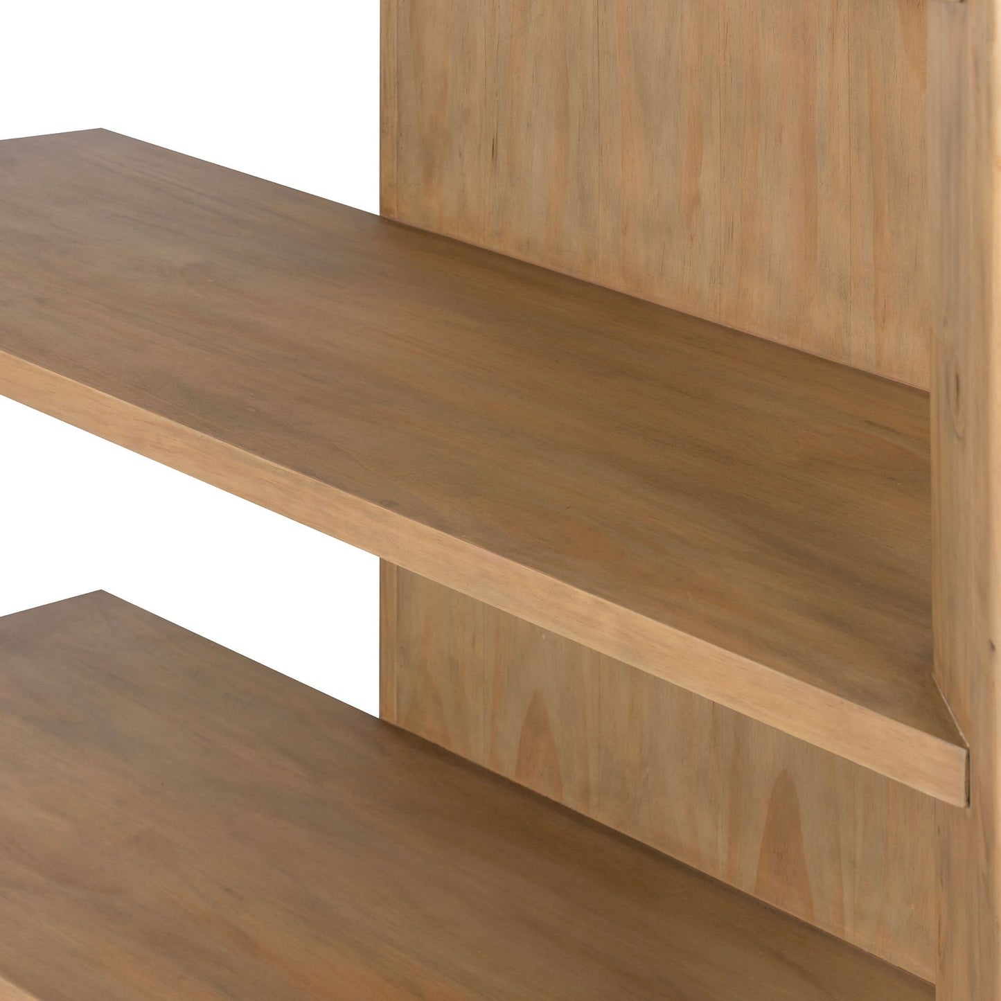 LUKE -  Solid Wood Intersecting Bookcase
