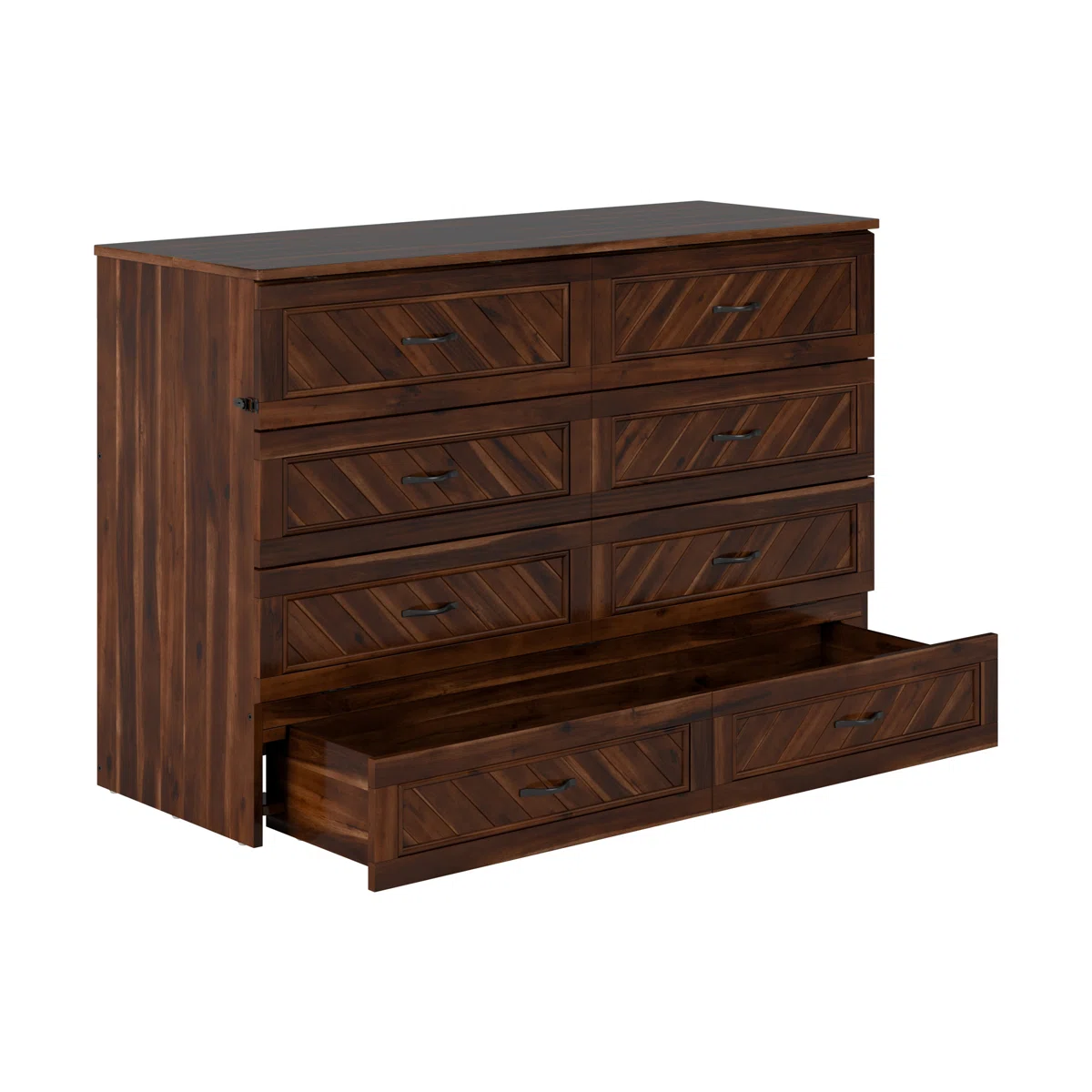 CALEB - Wood Murphy Bed Chest