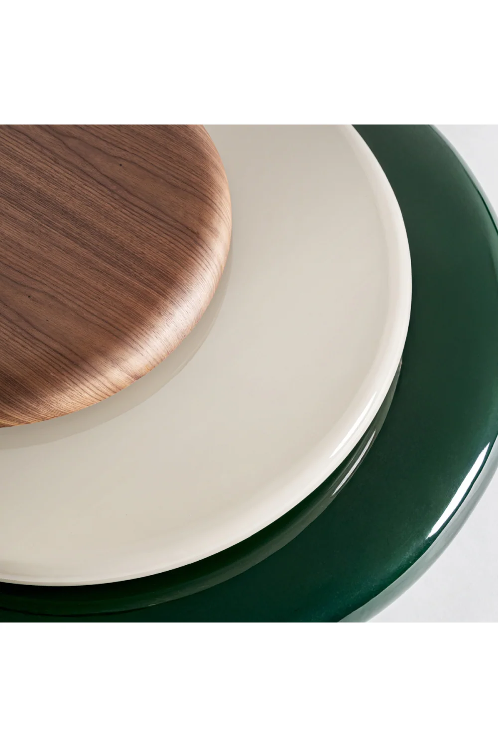 MYLES  -  Triple Round ROTATABLE Coffee Table