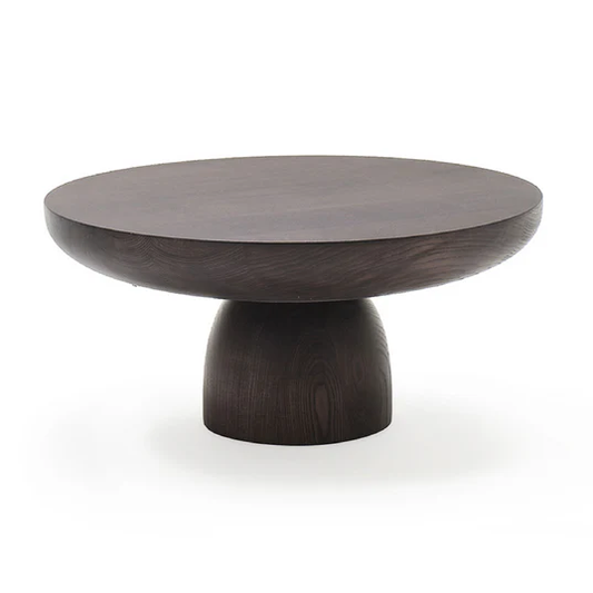SOFIA - Round Wooden Coffee Table -  LARGE