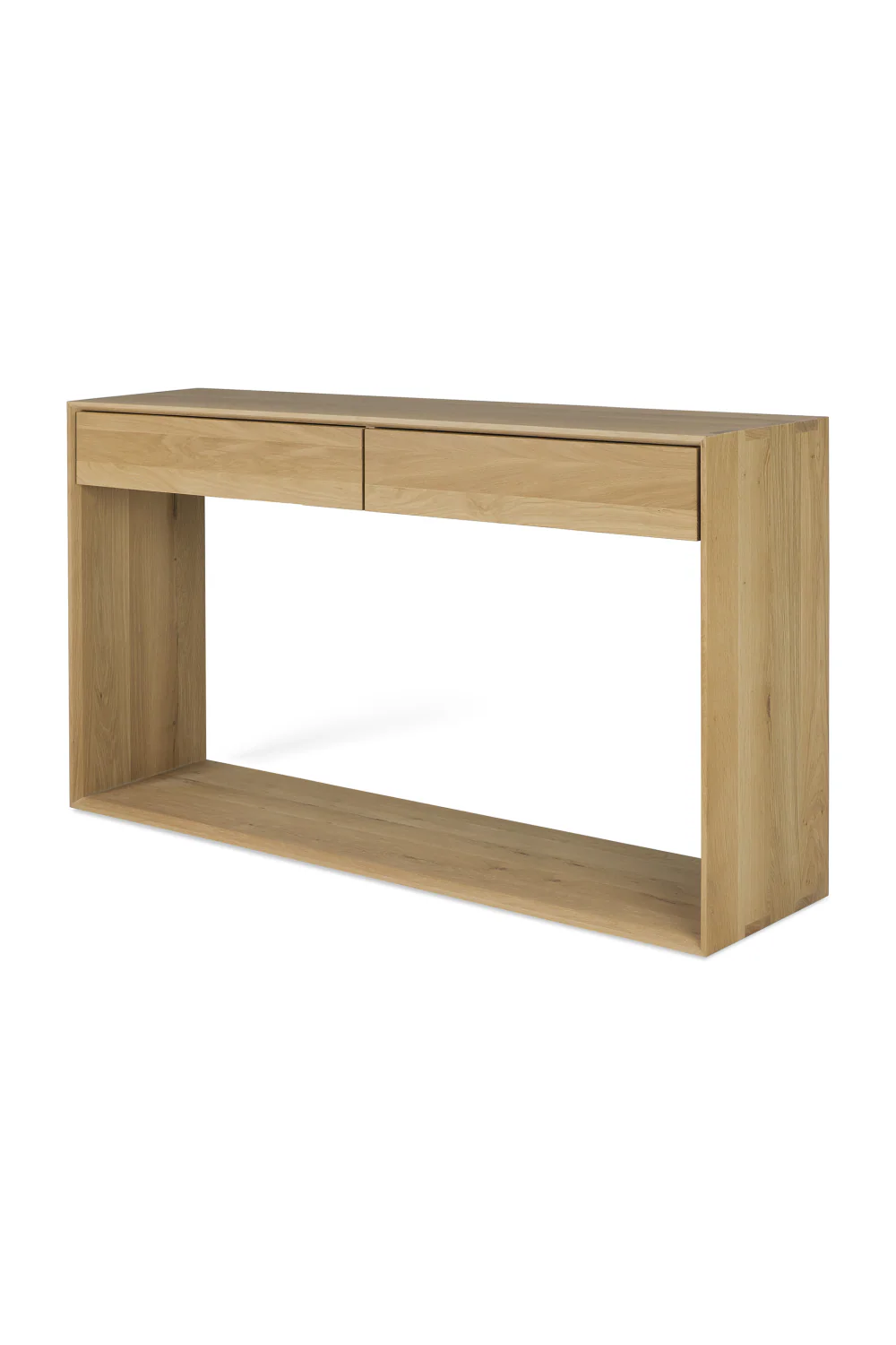 JACE - Oak 2-Drawer Console Table