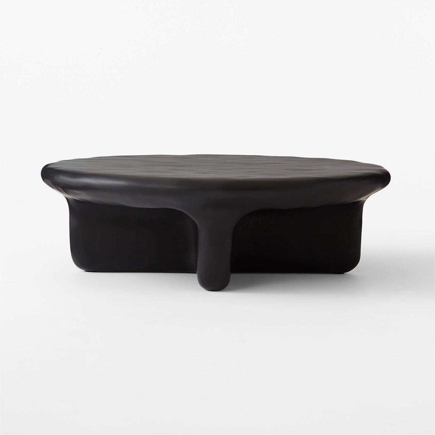 WESTON - Round Ivory Resin Coffee Table